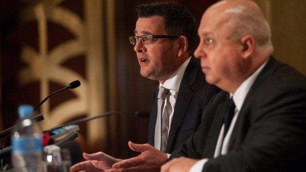 Victorian Premier Daniel Andrews and Treasurer Tim Pallas have outlined a plan to increase stamp duty and land tax for foreign investors