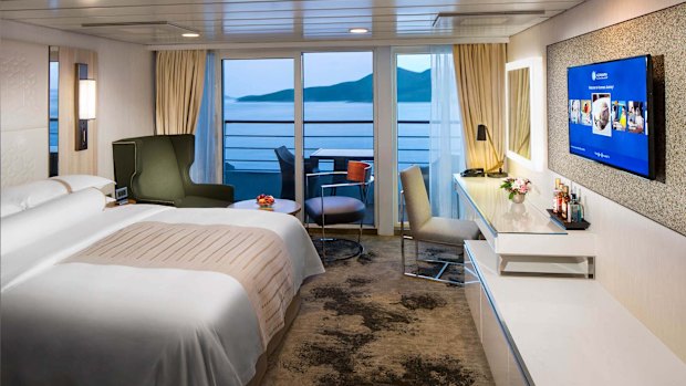 A Club Continent suite on Azamara Journey.