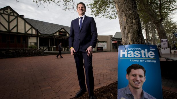 Sydney-raised Andrew Hastie holds Tony Abbott's political future in his hands.