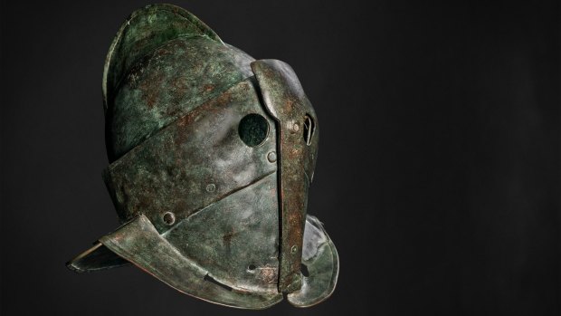 The helmet of a heavily armed ‘secutor’, first century AD