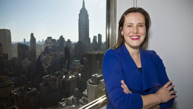 Assistant Treasurer Kelly O'Dwyer pictured in New York earlier this week.