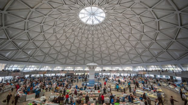 A stunning complex in Tashkent, Uzbekistan.