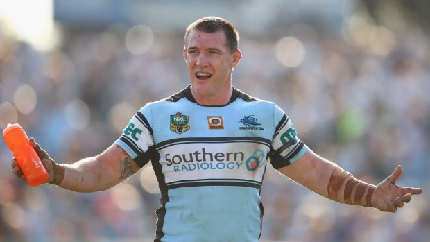 Constantly on ice: Cronulla's Paul Gallen is working his way out of injuries.