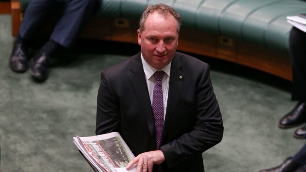 Agriculture Minister Barnaby Joyce will pick up responsibility for water policy and the Murray Darling Basin Authority under the new deal.