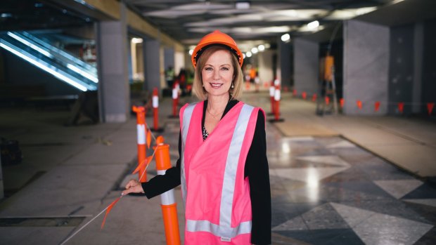 Canberra Centre manager Amanda Paradiso inside the new Monaro Mall precinct.