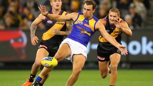 Dom Sheed is one of three rising youngsters at the Eagles to commit to the club