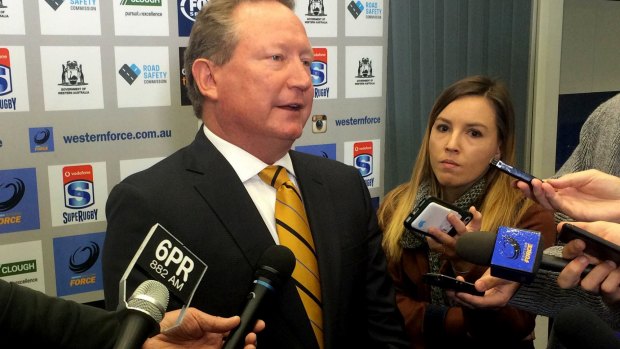Andrew Forrest is launching a new rugby union competition.