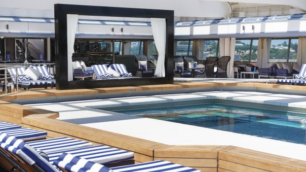 Lido Pool on the Pacific Aria.