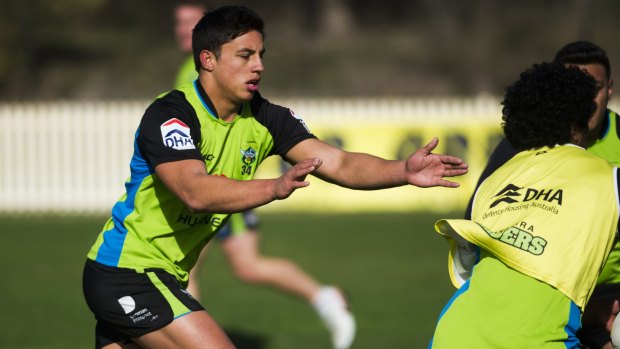 Canberra Raiders prop
Joe Tapine has his sights set on playing for New Zealand.