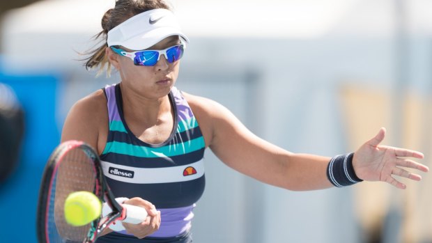 Canberra tennis player Alison Bai is gunning for her first Australian Open singles berth at the wildcard play-off. 