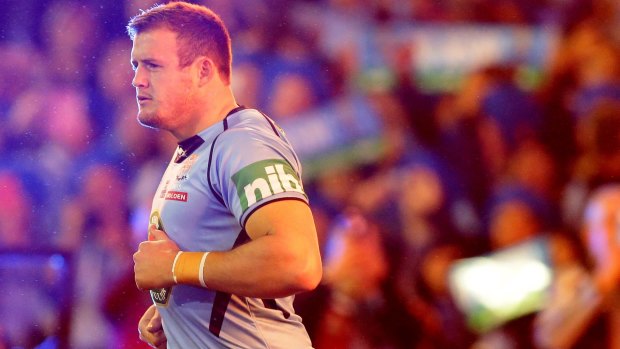 Josh Morris enters the MCG in 2015. The arena is in line to host the first Origin match in 2018. 
