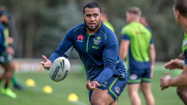 Canberra Raiders prop Junior Paulo says being able to chop and change the forward pack is a strength.
