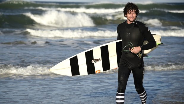 Canberra surfer Jeremy Kenny, one half of an entrepreneurial duo, wants to protect surfers, and sharks, with new products from Sharkstripes.