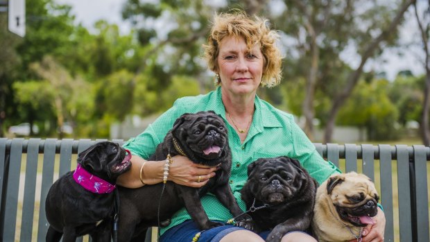 Felicity Prideaux is a Mr Fluffy owner who had to move to Murrumbateman to house her dogs.