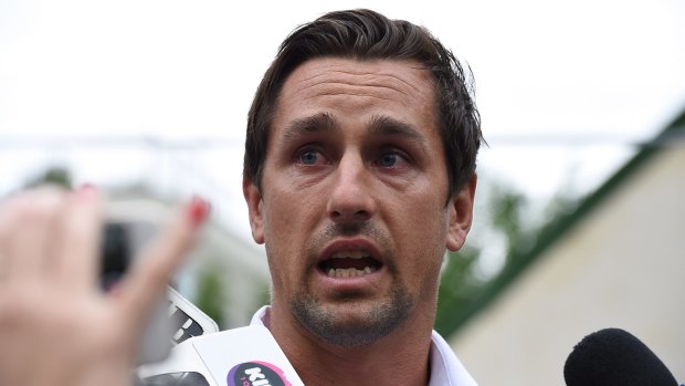 Sydney Roosters Mitchell Pearce admits he has a problem with alcohol in the wake of causing "outrage" for his behaviour on Australia Day.