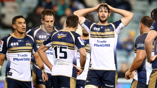 Australian rugby shows how far it's fallen with dismal Canberra crowd turning up for the Brumbies quarter-final on Friday.