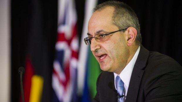 Immigration Department head Michael Pezzullo. Thirty senior executives from the department have left since June 2014.