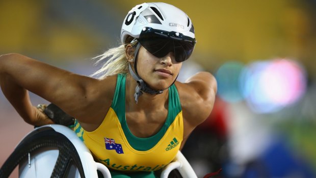 Chasing gold: World champion Madison de Rozario has high hopes for the Paralympics at Rio de Janeiro.