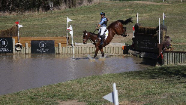 Shane Rose won the three star class at the Canberra International Horse trials on Sunday.