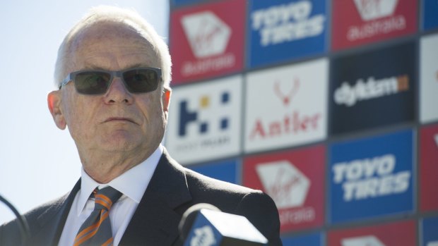 Fired up: Giants chairman Tony Shepherd has threatened to quit if the AFL changed its rules over recruiting zones.