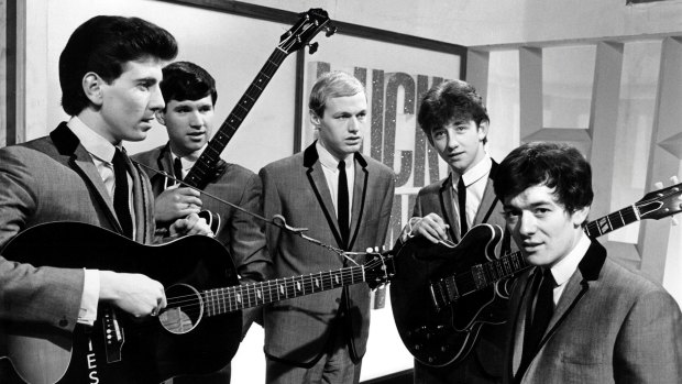 Evergreen: Bobby Elliott, (centre) with the rest of the Hollies, Graham Nash (left), Eric Haydock, Tony Hicks and Allan Clarke in 1963.