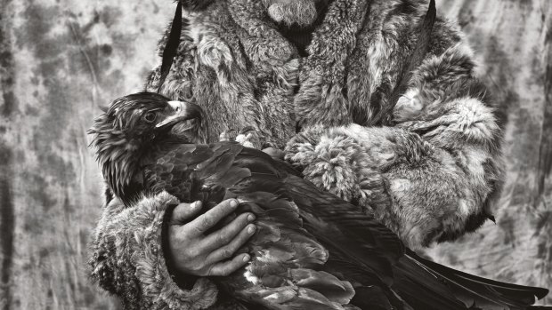 Image from 'Hunting with Eagles: In the Realm of the Mongolian Kazakhs', by Palani Mohan, published by Merrell Publishers.