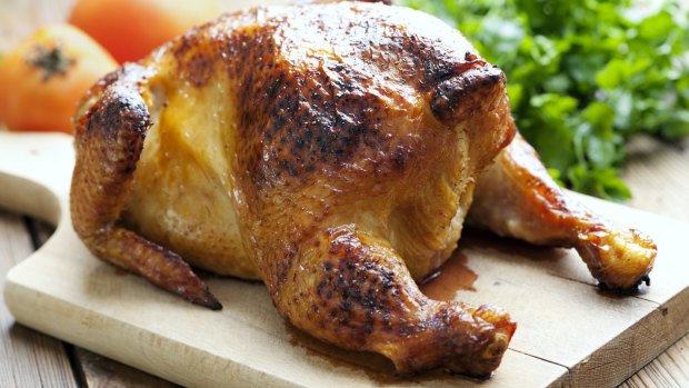 A Three Springs man has been fined after stealing and eating a roast chicken to cure his hangover.