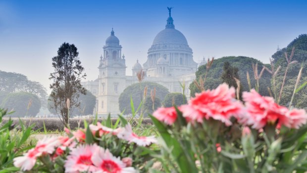 The Victoria Memorial in Kolkata. 