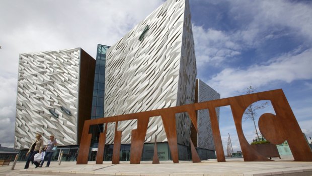 The Titanic Belfast museum.