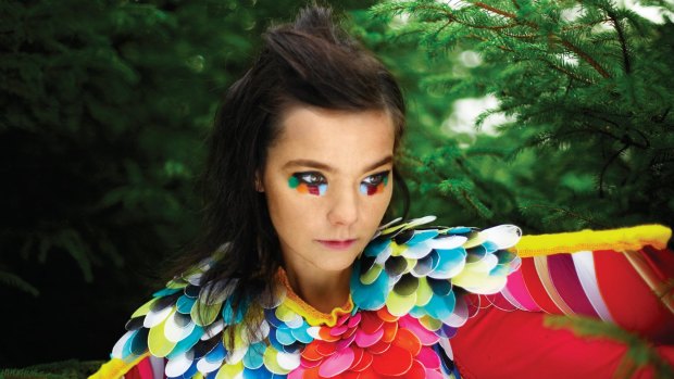 Bold Bjork: she has never shied away from daring fashion choices.