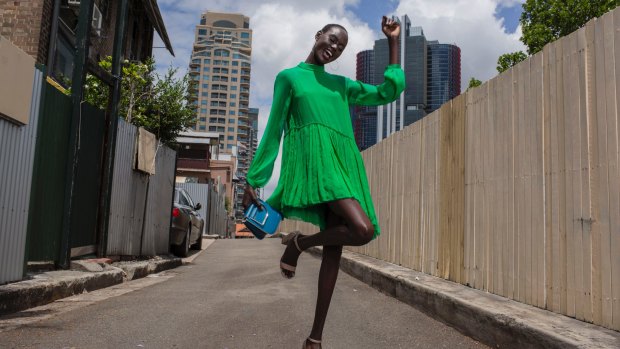 Deng, born in South Sudan, is one of Australia's top models.