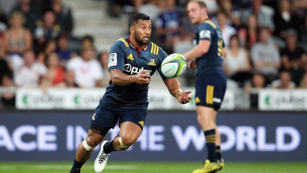 Key playmaker: Lima Sopoaga gets a move going for the champions.