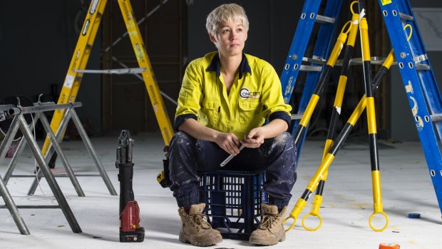 Plumbers like Jessica Gardiner can be the subject of benevolent sexism.
