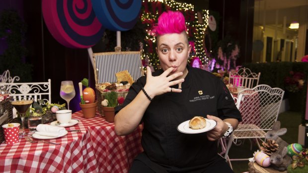 Pastry chef Anna Polyviou is in sugar overdrive for her month-long Easter Garden High Tea Picnic.