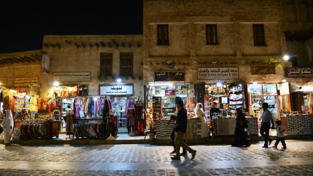 Souq Waqif is a great place for dinner in Doha.