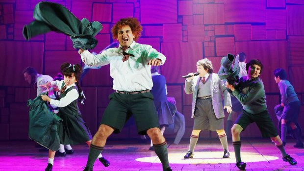 The dramatic flow of Matilda the Musical is carried by the terrific chorus of young performers.