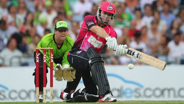Big hitter: Michael Lumb is back for his fifth season with the Sydney Sixers. 