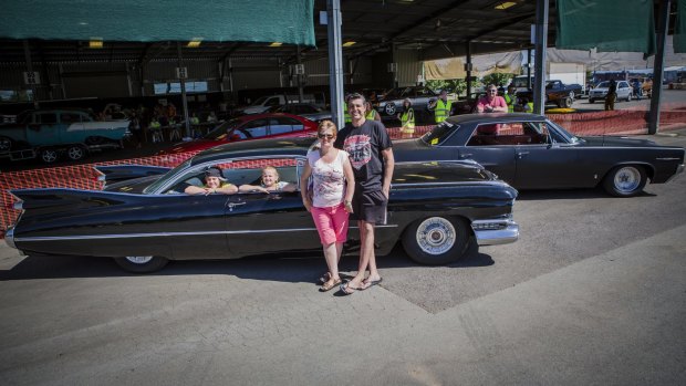 The Polidano family drove up from Victoria to be apart of Summernats 2015.