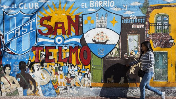 Buenos Aires' oldest neighbourhood, San Telmo, is a vibrant cultural district. 