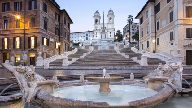 The De la Ville is within a stone's throw of the Spanish Steps.