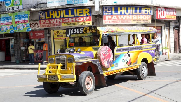 The iconic Manila Jeep.