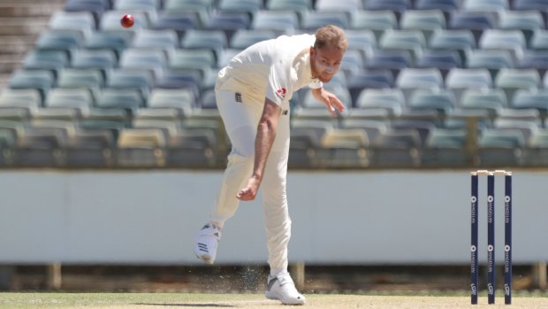Stuart Broad and the England bowlers copped some punishment.