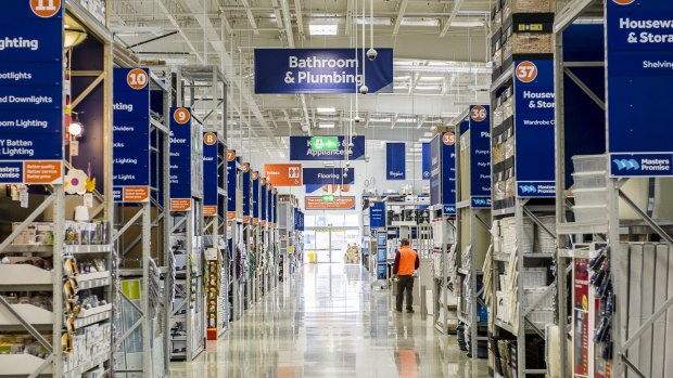 Inside the Majura Park store in Canberra.