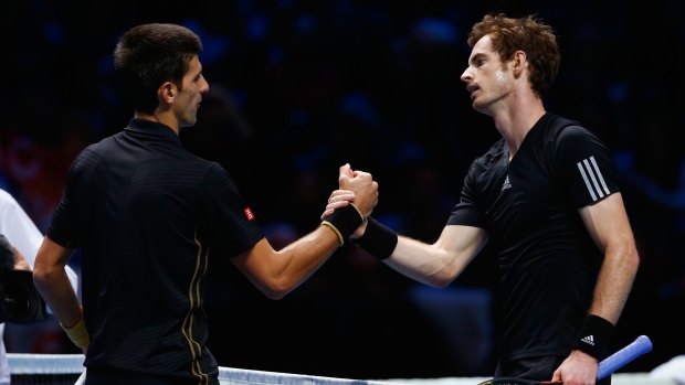Novak Djokovic and Andy Murray played an exhibition match instead of the final.