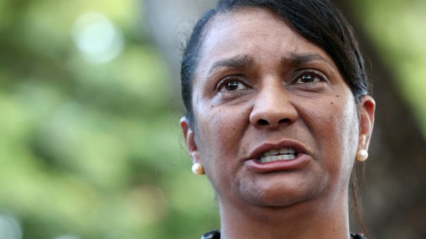 Former Labor senator Nova Peris shared the racist and offensive posts.