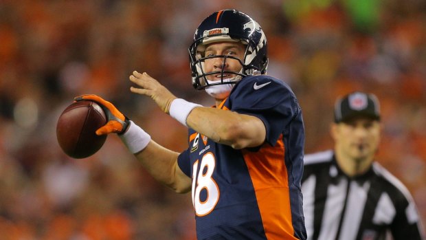Peyton Manning broke Brett Favre's record.