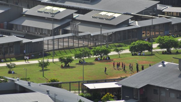 Christmas Island detention centre holds about 200 foreign nationals whose visas have been revoked on character grounds.