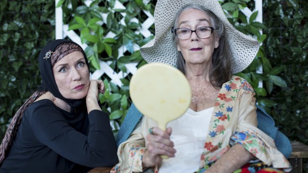 Beth Daly and Maggie Blinco in Grey Gardens at the Seymour Centre.