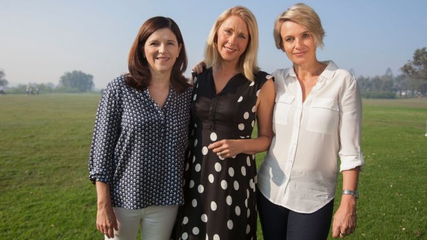 Shayne Higson, Senate candidate for the Voluntary Euthanasia Party, Tracey Spicer and Rachel Friend are united in grief and determination.