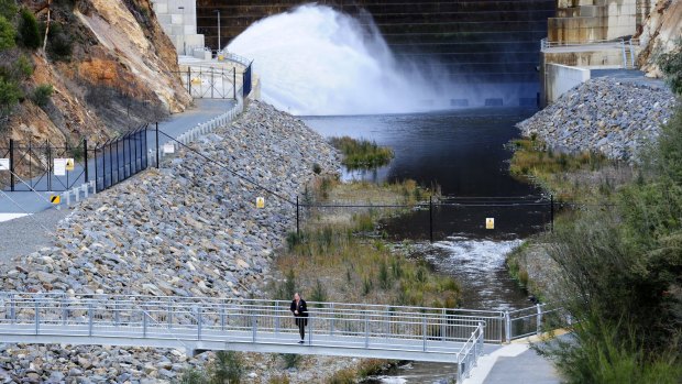 Cotter Dam: One of the huge assets managed by Icon Water.